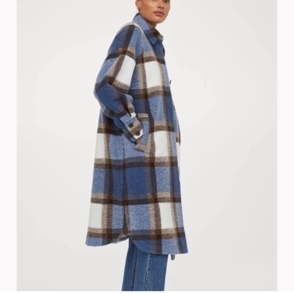 H&M Plaid Shacket